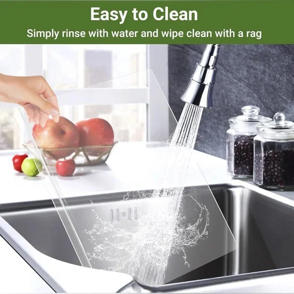 New! Unused! Acrylic Cutting Board for Kitchen Counter - Clear Cutting Board fo